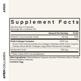 Codeage Amen Grass-Fed Hydrolyzed Collagen Peptides Capsules