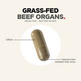 Codeage Grass Fed Beef Organs Pasture Raised Dietary Supplement