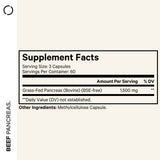 Codeage Grass-Fed Beef Pancreas Glandular Supplement