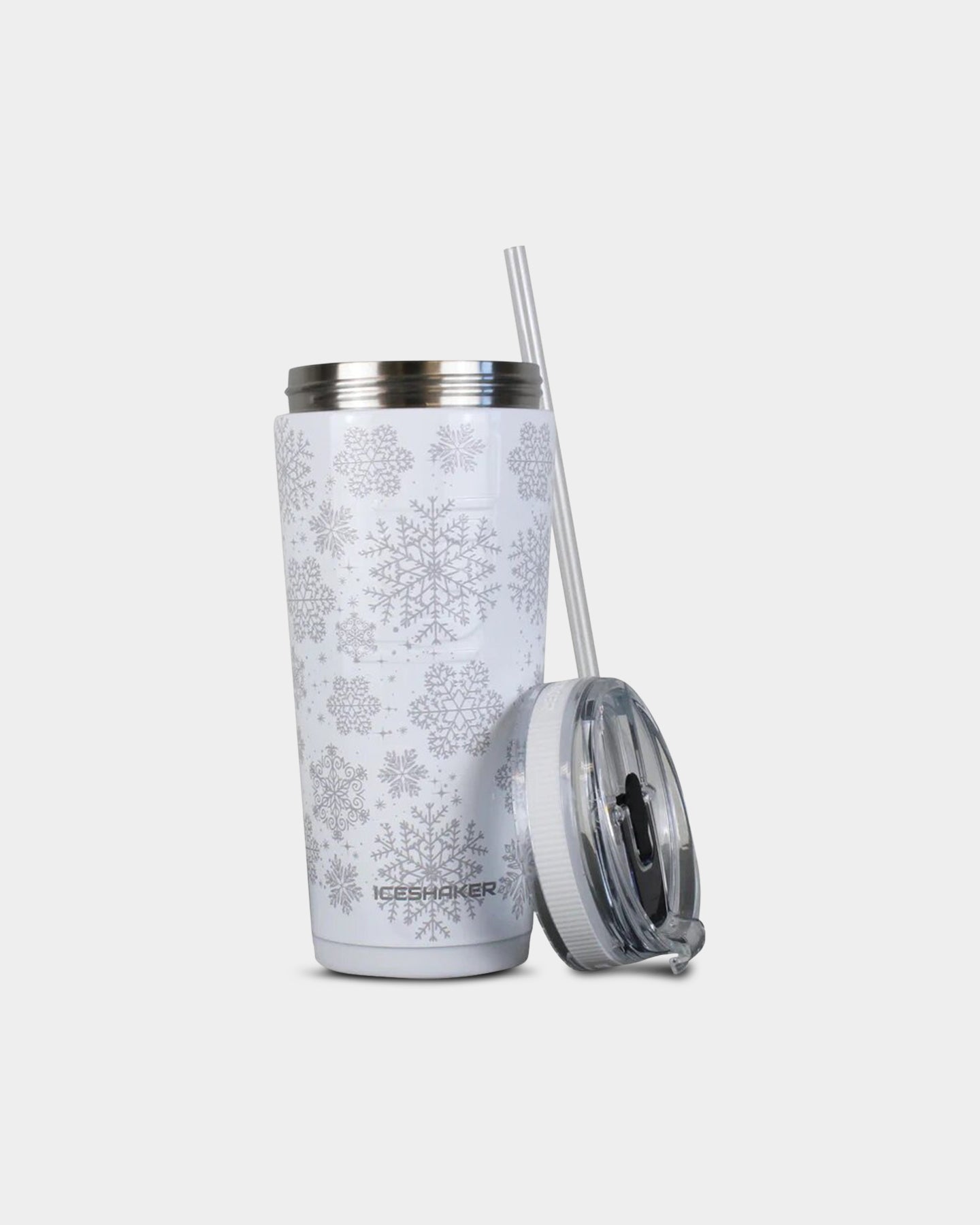 Ice Shaker Insulated Flex Bottle, 26oz, Snowflake A2