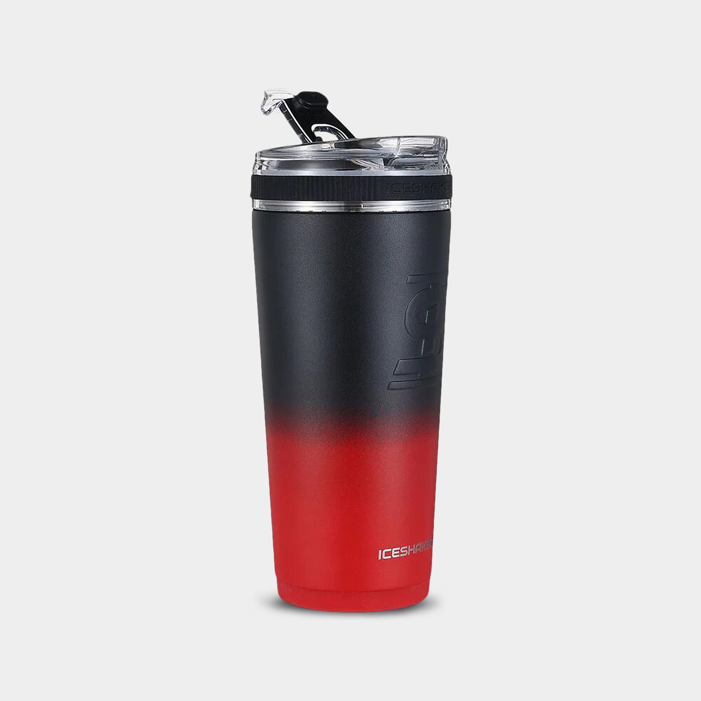 Ice Shaker Insulated Flex Bottle, 26oz, Red Black Ombre A1