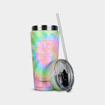 Ice Shaker Insulated Flex Bottle, 26oz, Cotton Candy Tie Dye A2