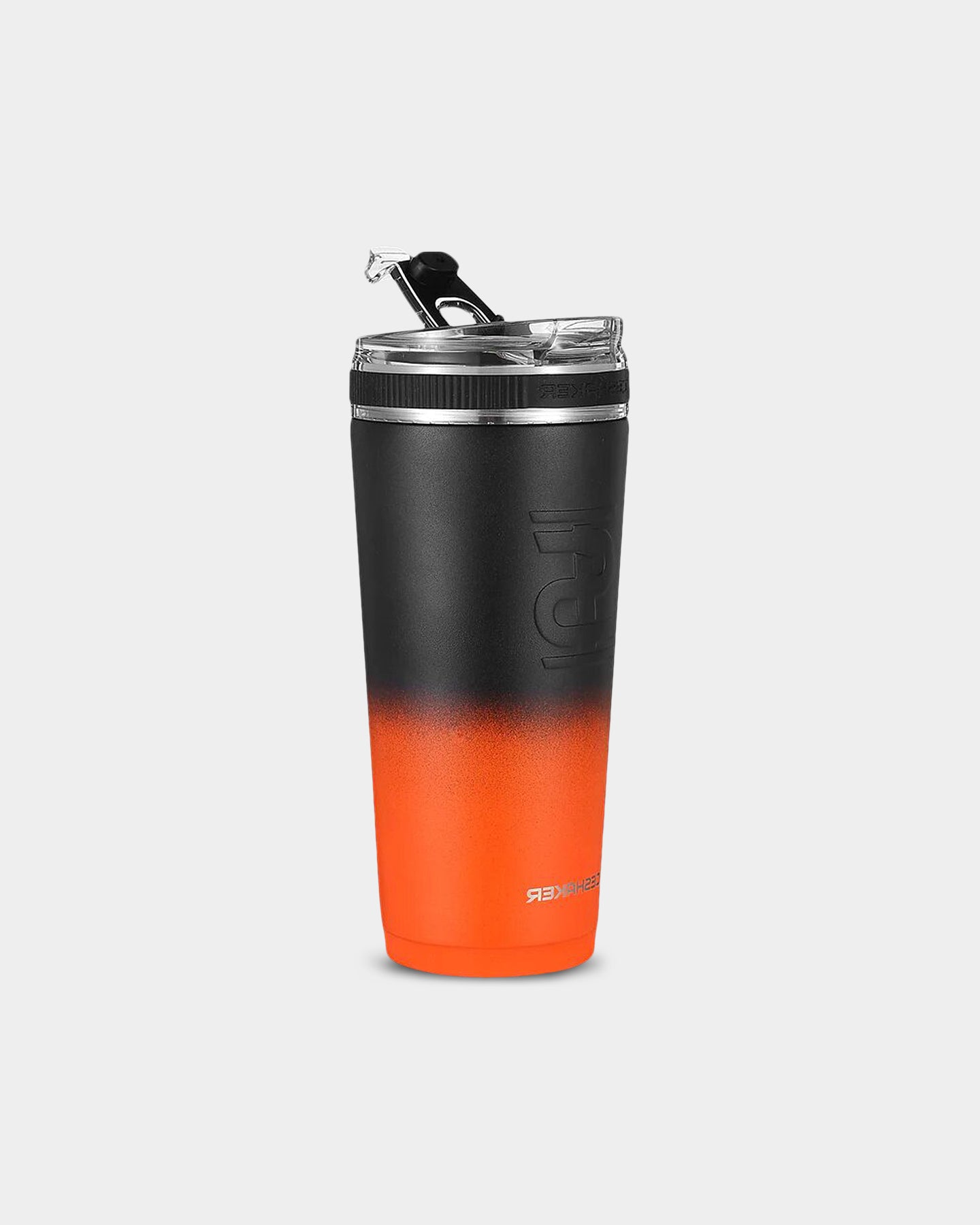 Ice Shaker Insulated Flex Bottle, 26oz, Orange Black Ombre A1