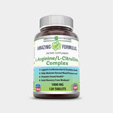 Amazing Nutrition Amazing Formulas L - Arginine / L - Citrulline 1000 Mg - Bodybuilding.com