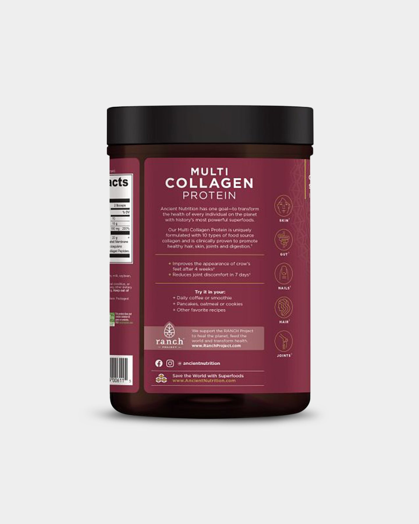 Ancient Nutrition Multi Collagen Protein - 20g - Bodybuilding.com