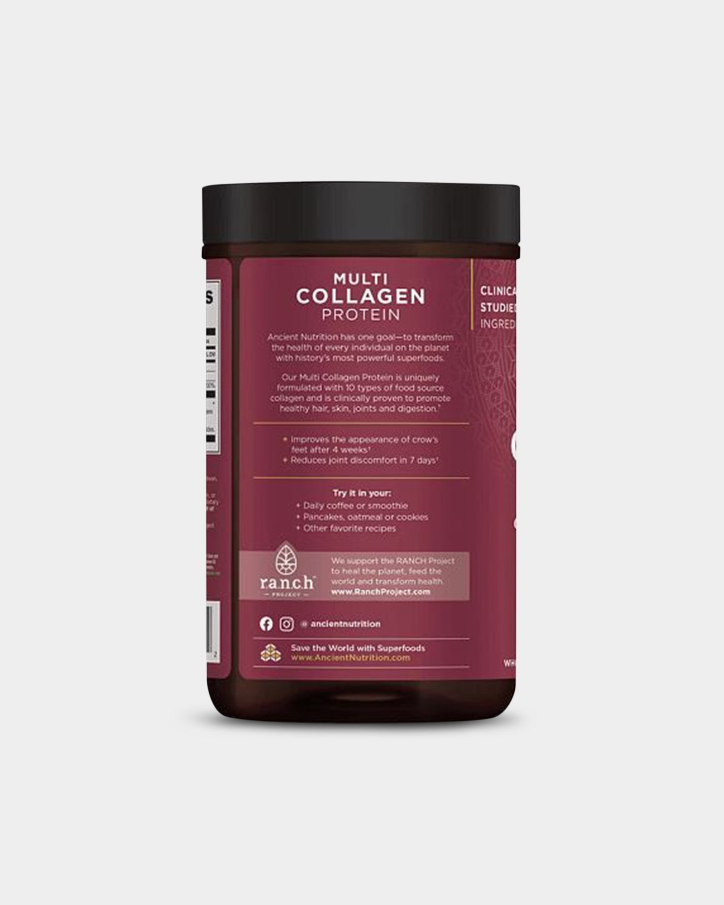 Ancient Nutrition Multi Collagen Protein - 20g - Bodybuilding.com