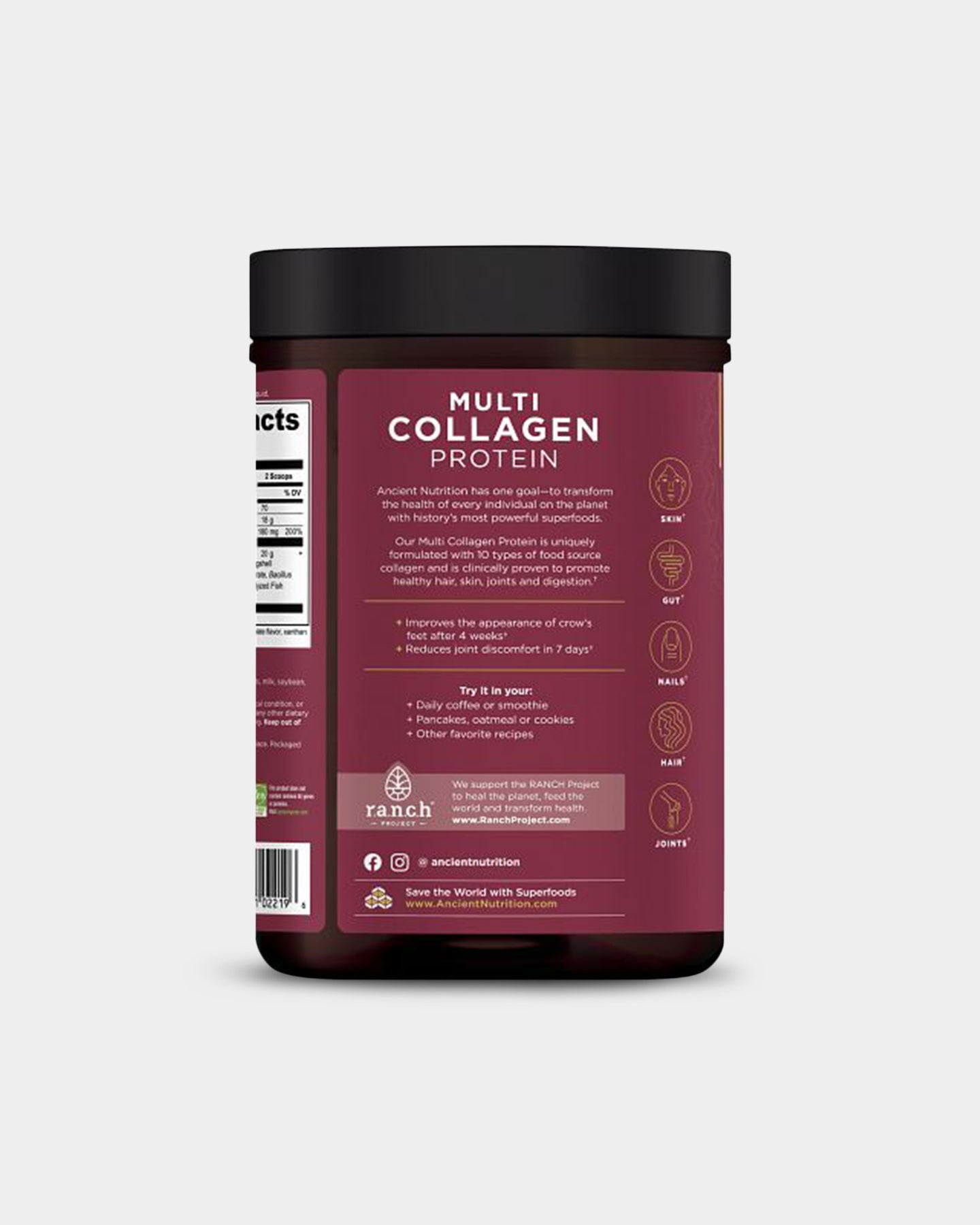 Ancient Nutrition Multi Collagen Protein - 20g - Bodybuilding.com