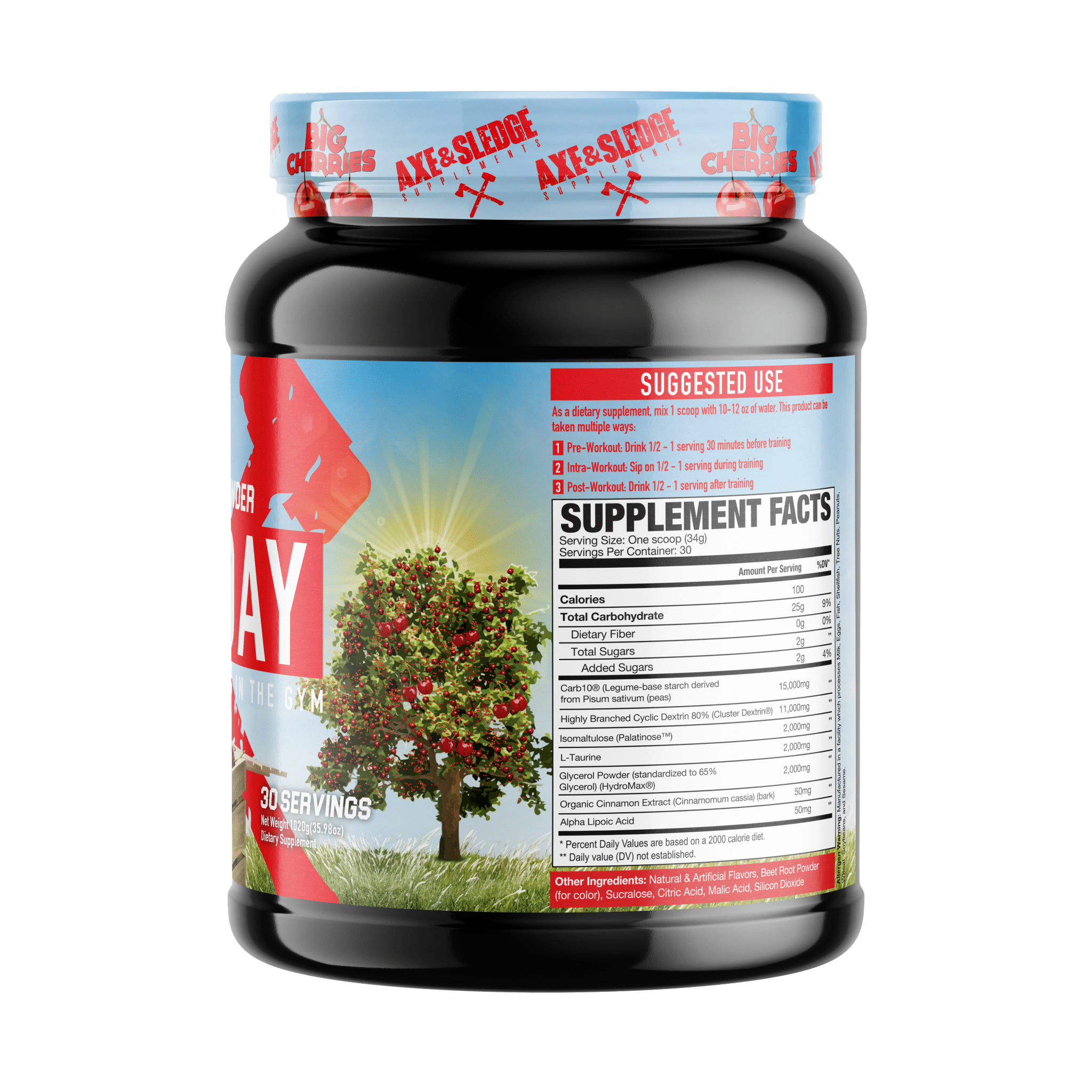 Axe & Sledge Demo Day Carbohydrate Powder - Bodybuilding.com