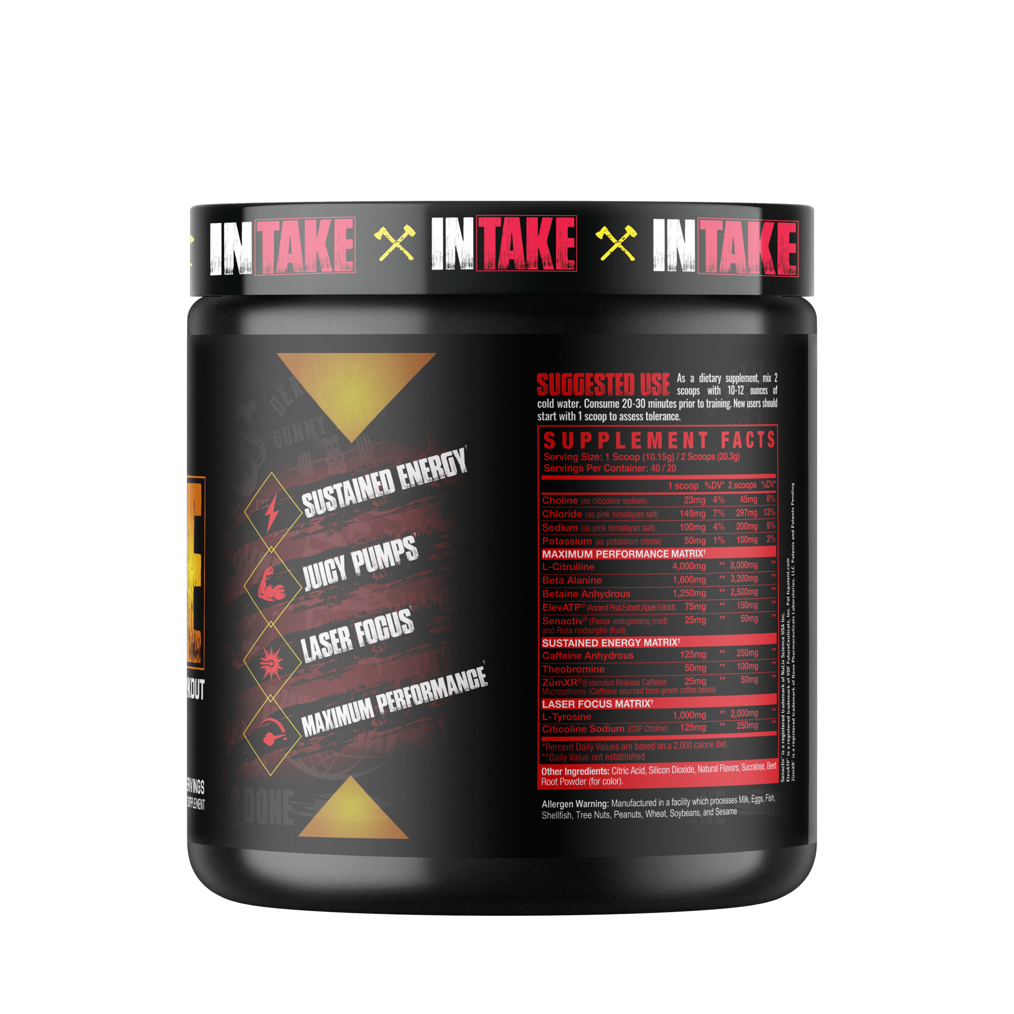 Axe & Sledge Intake All - In - One Pre - Workout - Bodybuilding.com