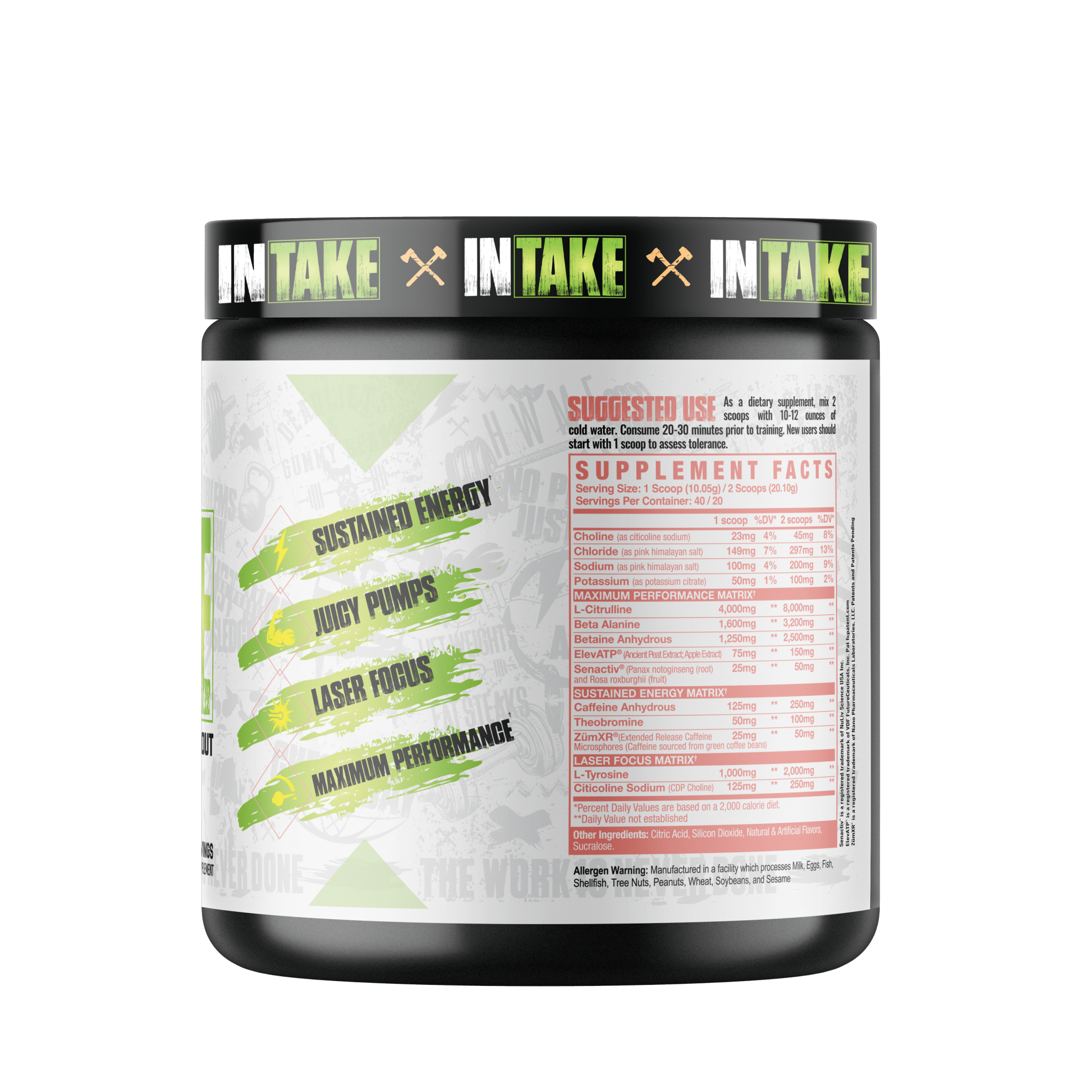 Axe & Sledge Intake All - In - One Pre - Workout - Bodybuilding.com