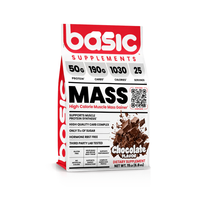 Basic Supplements Basic Mass 15lb, Chocolate - Bodybuilding.com