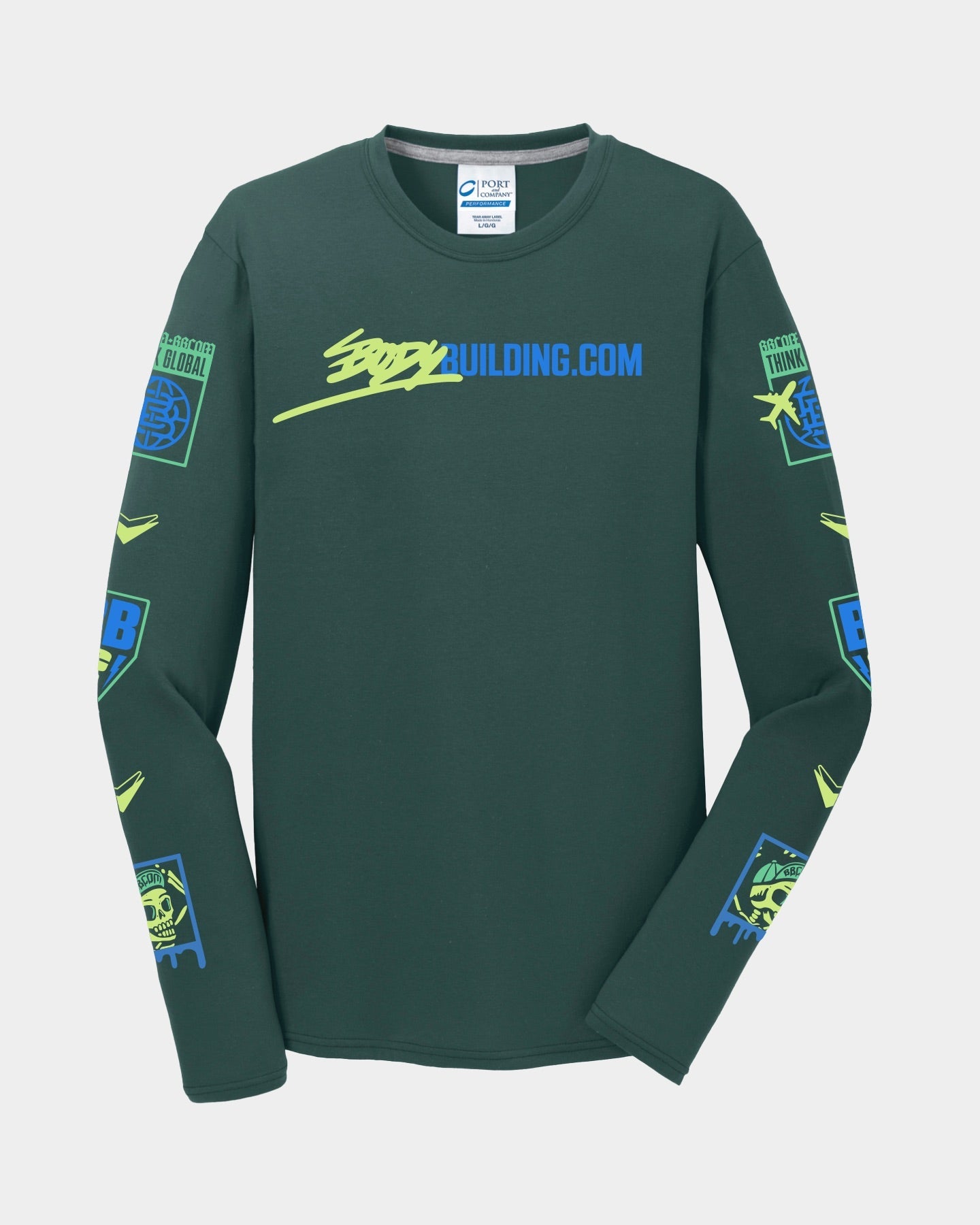 Bodybuilding.com Clothing Think Global Long Sleeve - Bodybuilding.com