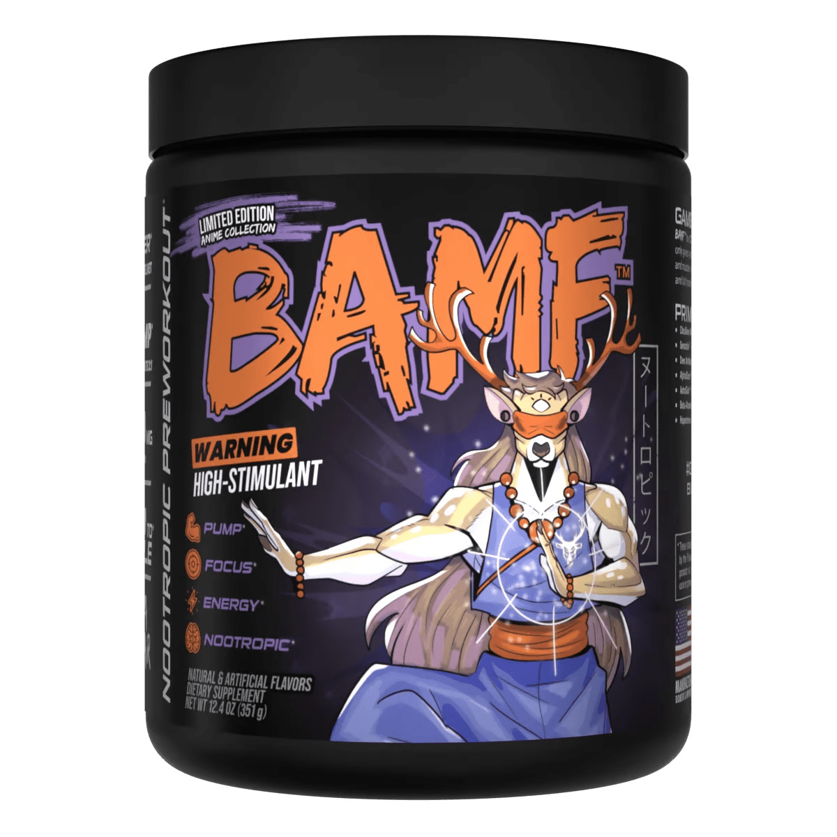 Bucked Up BAMF Nootropic High Stimulant Pre - Workout - Bodybuilding.com