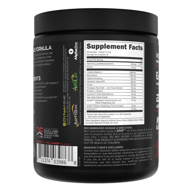Bucked Up BAMF Nootropic High Stimulant Pre - Workout - Bodybuilding.com
