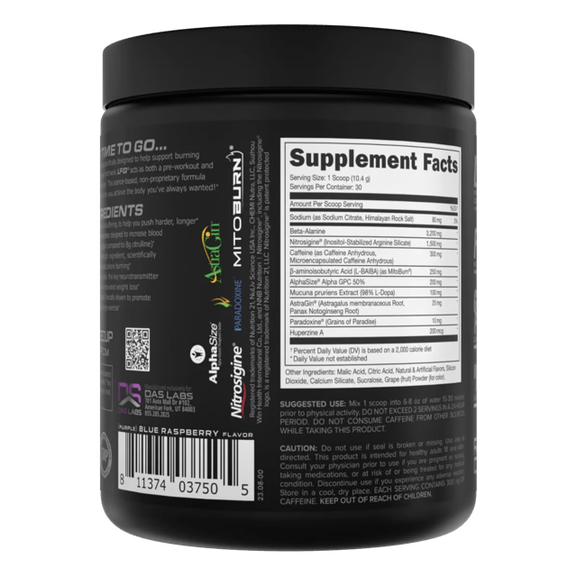 Bucked Up LFG Burn Thermogenic Pre - Workout - Bodybuilding.com