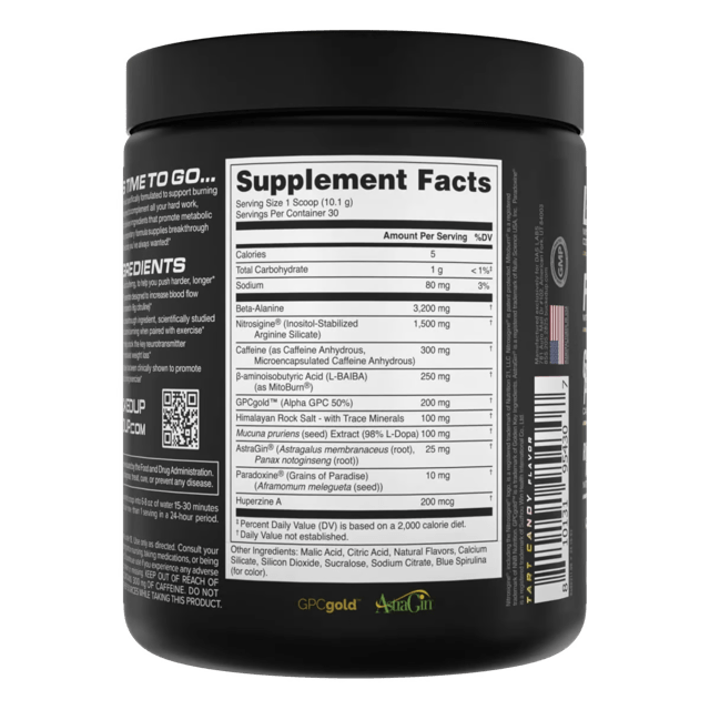 Bucked Up LFG Burn Thermogenic Pre - Workout - Bodybuilding.com