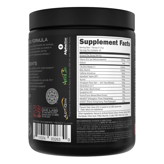 Bucked Up Woke AF Black Pre - Workout - Bodybuilding.com