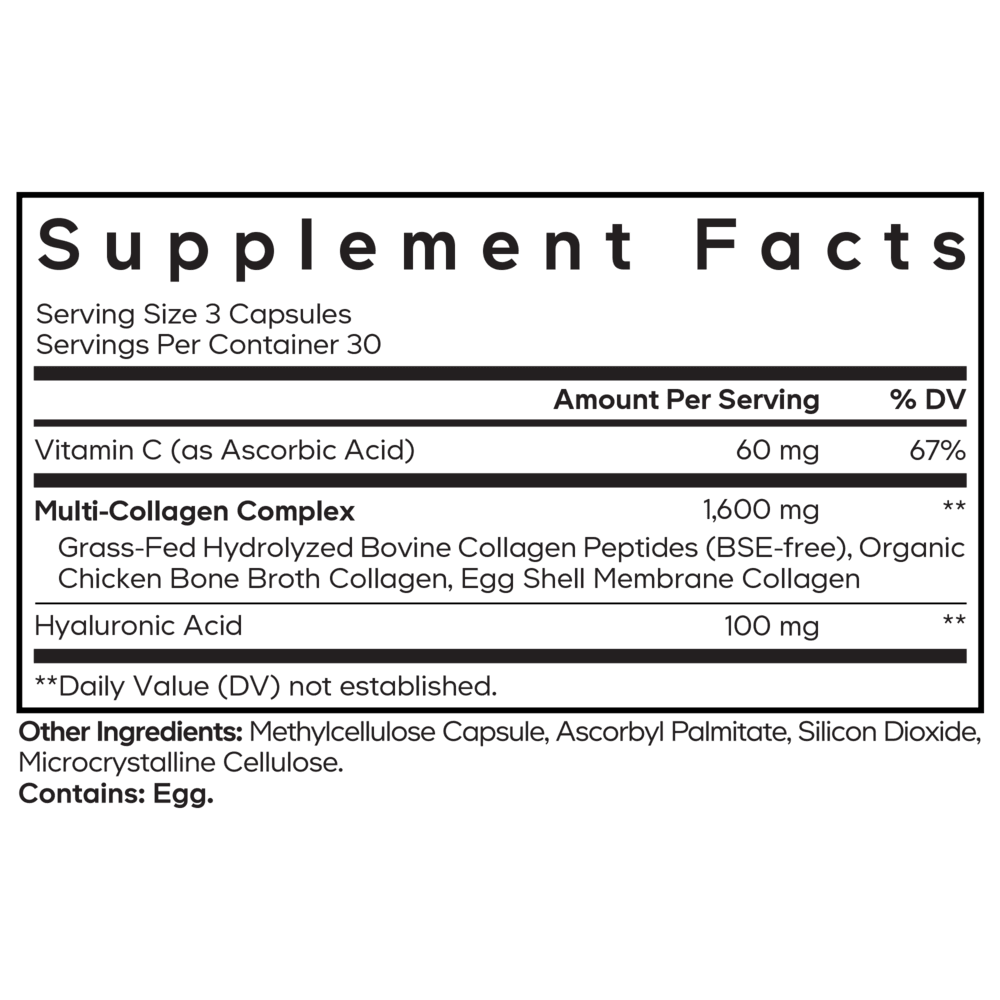 Codeage Amen Grass - Fed Hydrolyzed Collagen Peptides Capsules - Bodybuilding.com