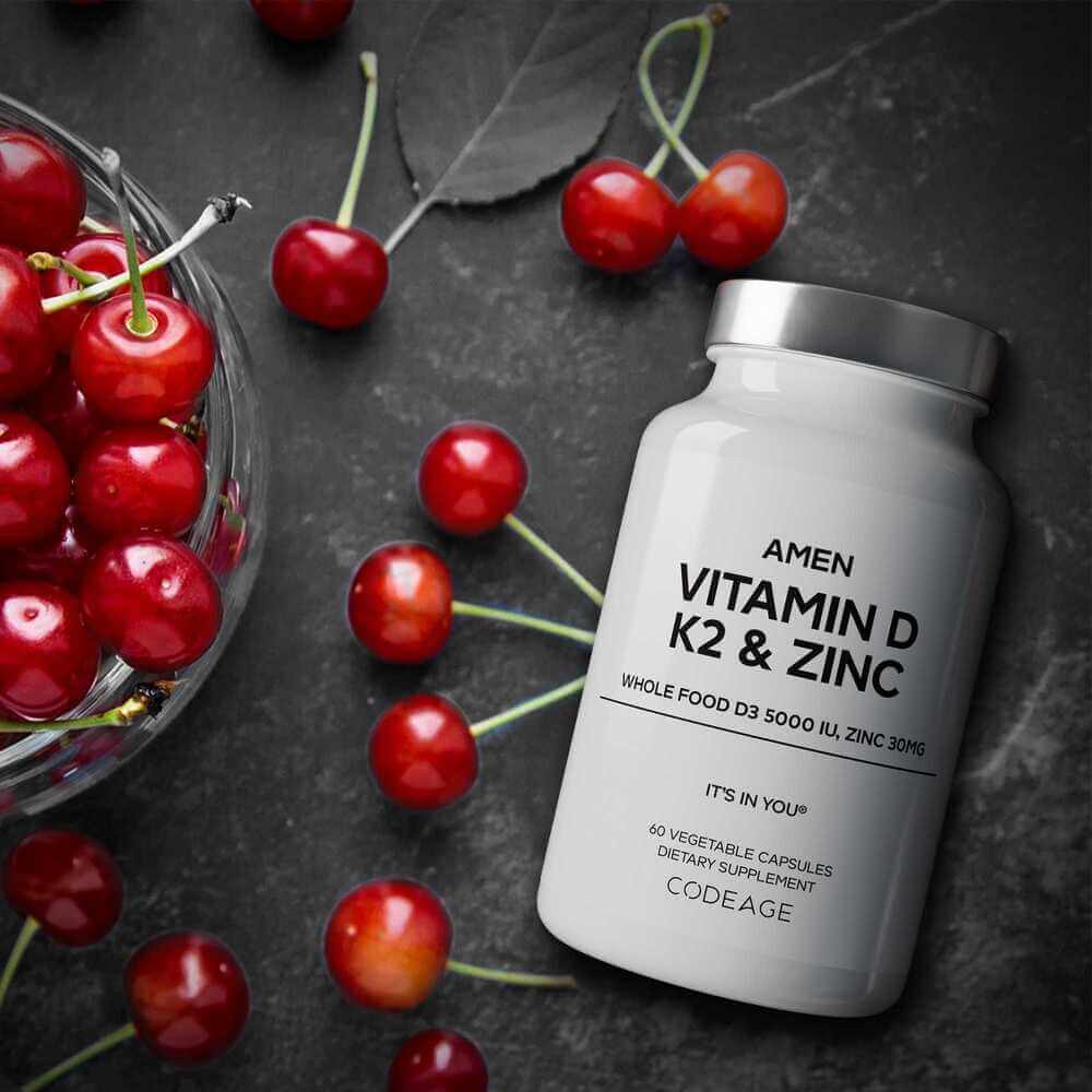 Codeage Amen Vitamin D, K2 & Zinc - Bodybuilding.com