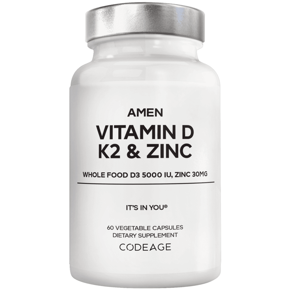 Codeage Amen Vitamin D, K2 & Zinc - Bodybuilding.com