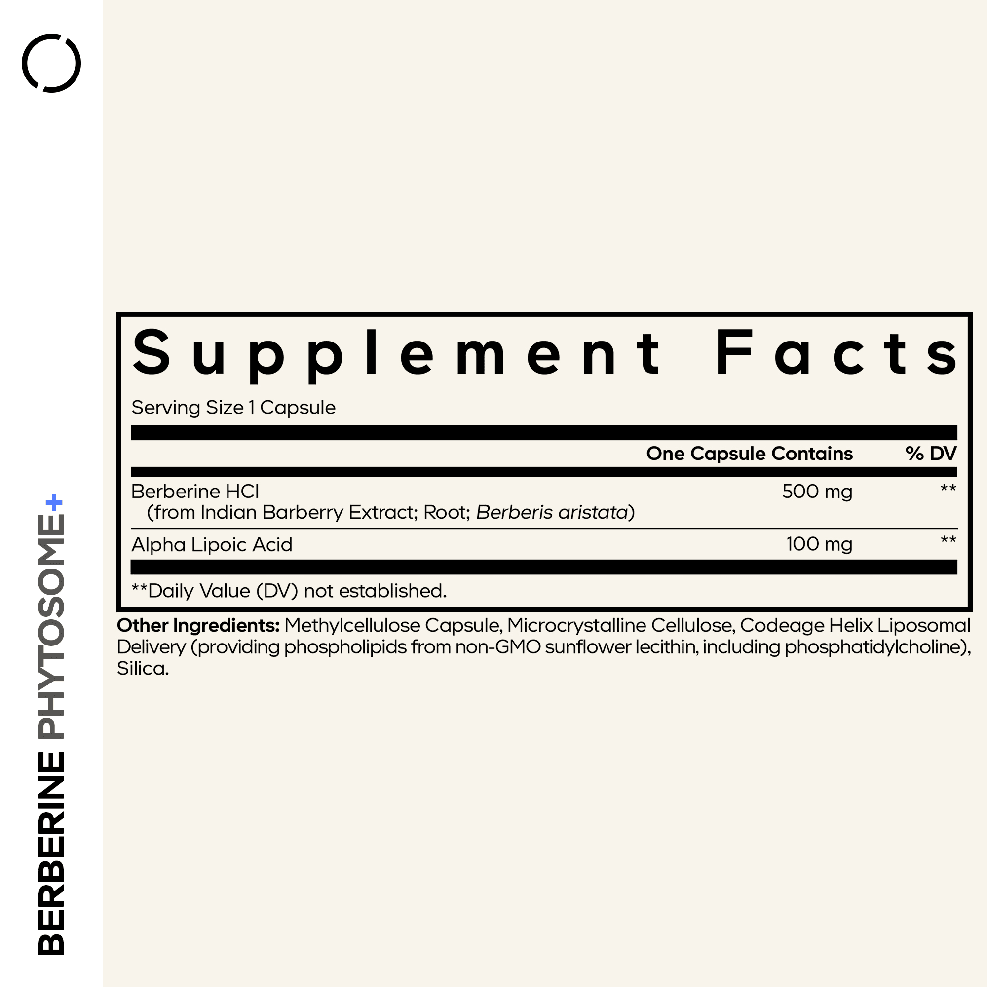 Codeage Berberine Phytosome+ 60 ct - Bodybuilding.com