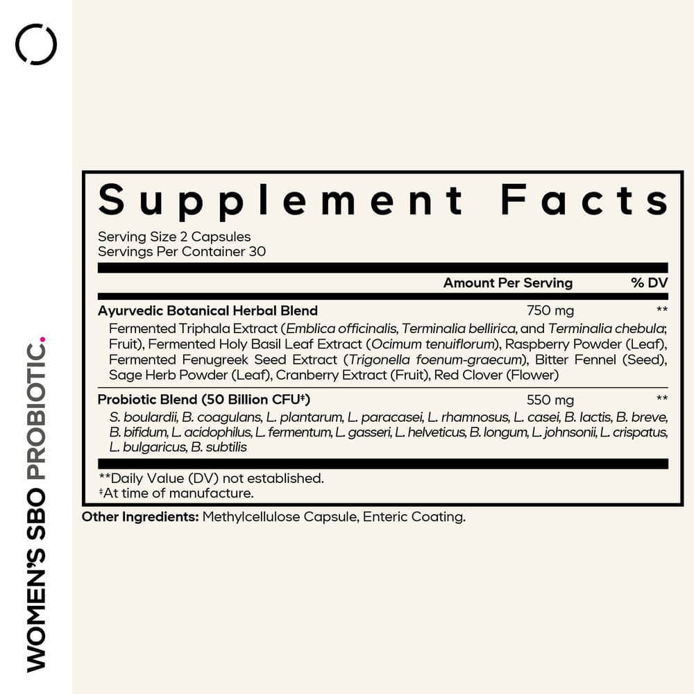 Codeage Digestion Women's SBO Probiotic Supplement - Bodybuilding.com