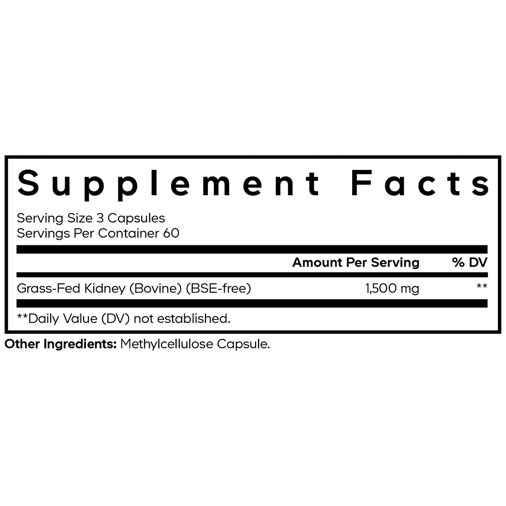 Codeage Grass Fed Beef Kidney Pasture Raised Dietary Supplement - Bodybuilding.com