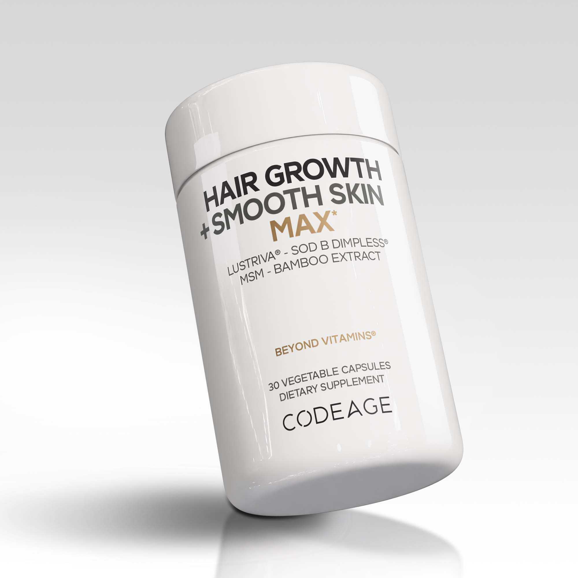 Codeage Hair Growth + Smooth Skin MAX - Bodybuilding.com