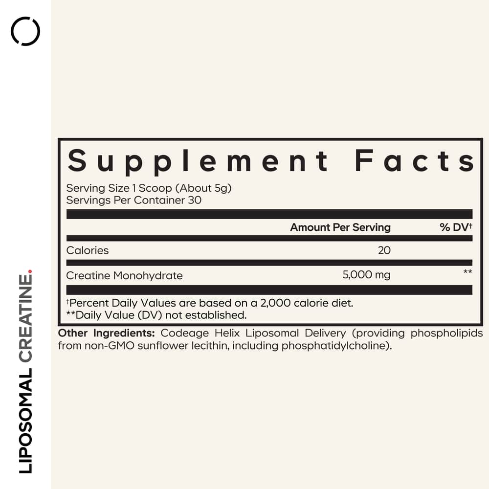 Codeage Liposomal Creatine Monohydrate Mini - Bodybuilding.com
