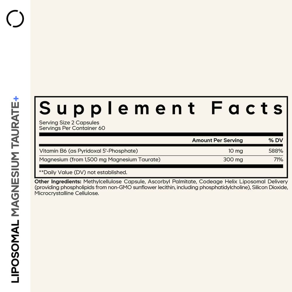 Codeage Liposomal Magnesium Taurate+ - Bodybuilding.com