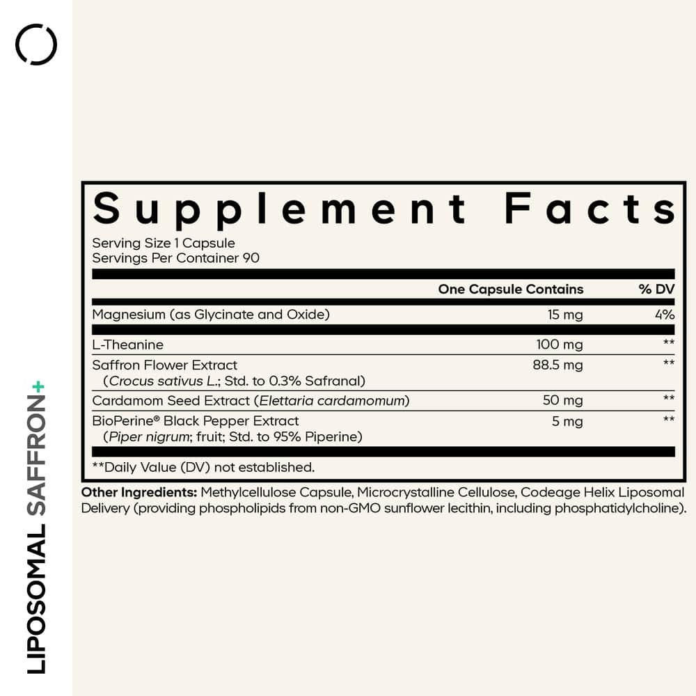 Codeage Liposomal Saffron+ - Bodybuilding.com