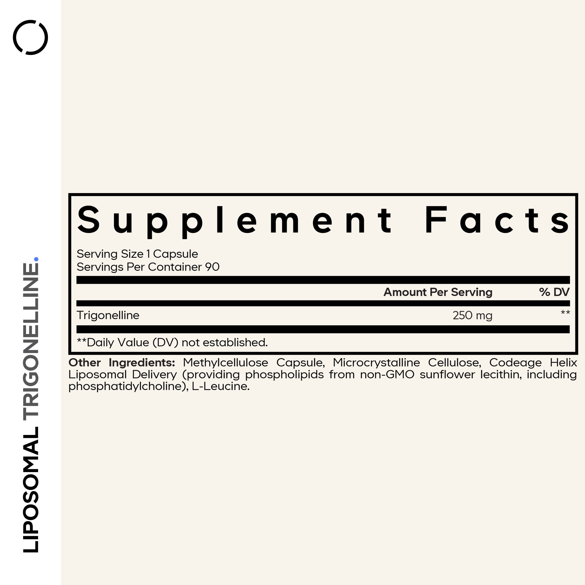 Codeage Liposomal Trigonelline - Bodybuilding.com