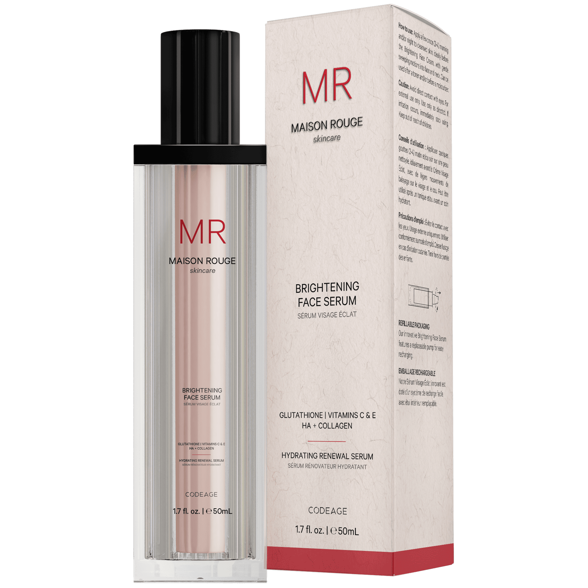 Codeage Maison Rouge Brightening Face Serum - Bodybuilding.com