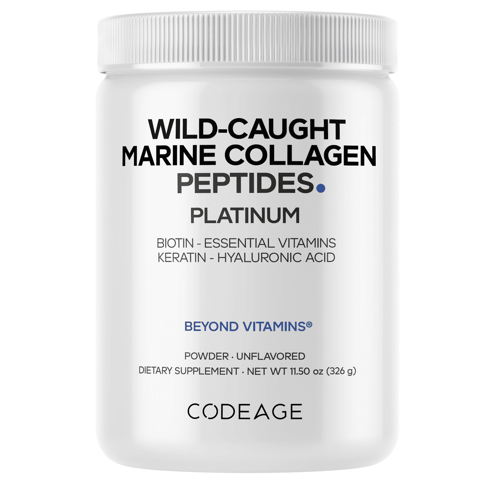 Codeage Platinum Marine Collagen Peptides Supplement Powder - Bodybuilding.com