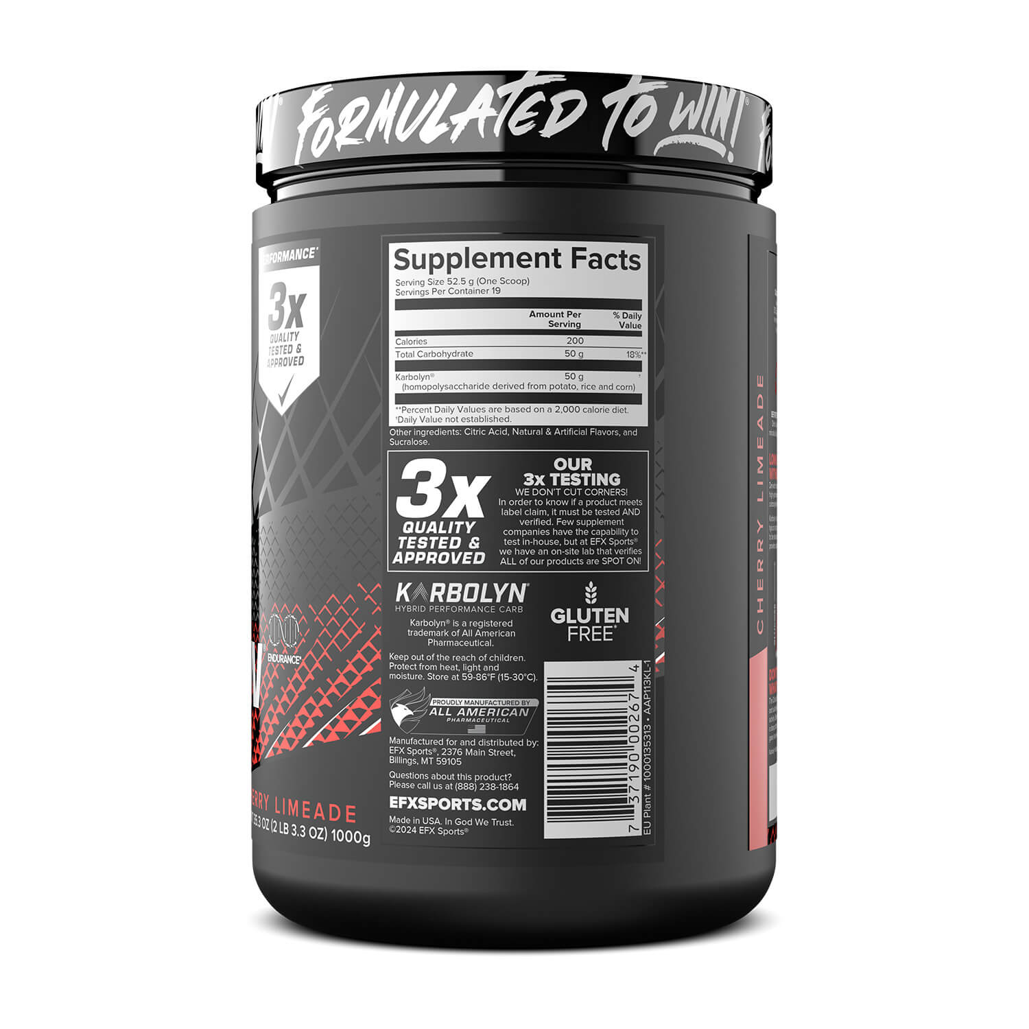 EFX Sports Karbolyn Fuel - Bodybuilding.com
