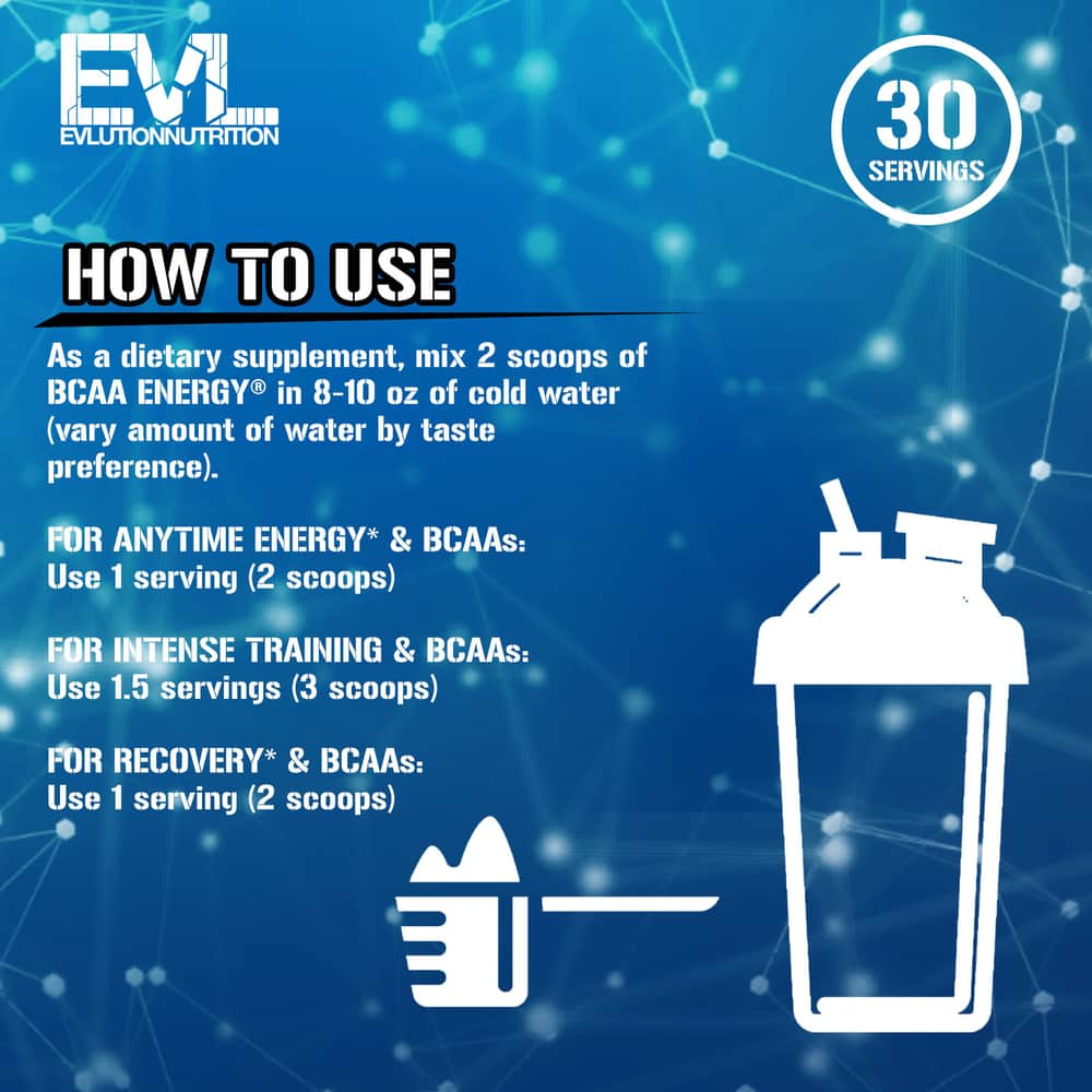 EVLUTION NUTRITION BCAA ENERGY AMINO ACIDS - Bodybuilding.com