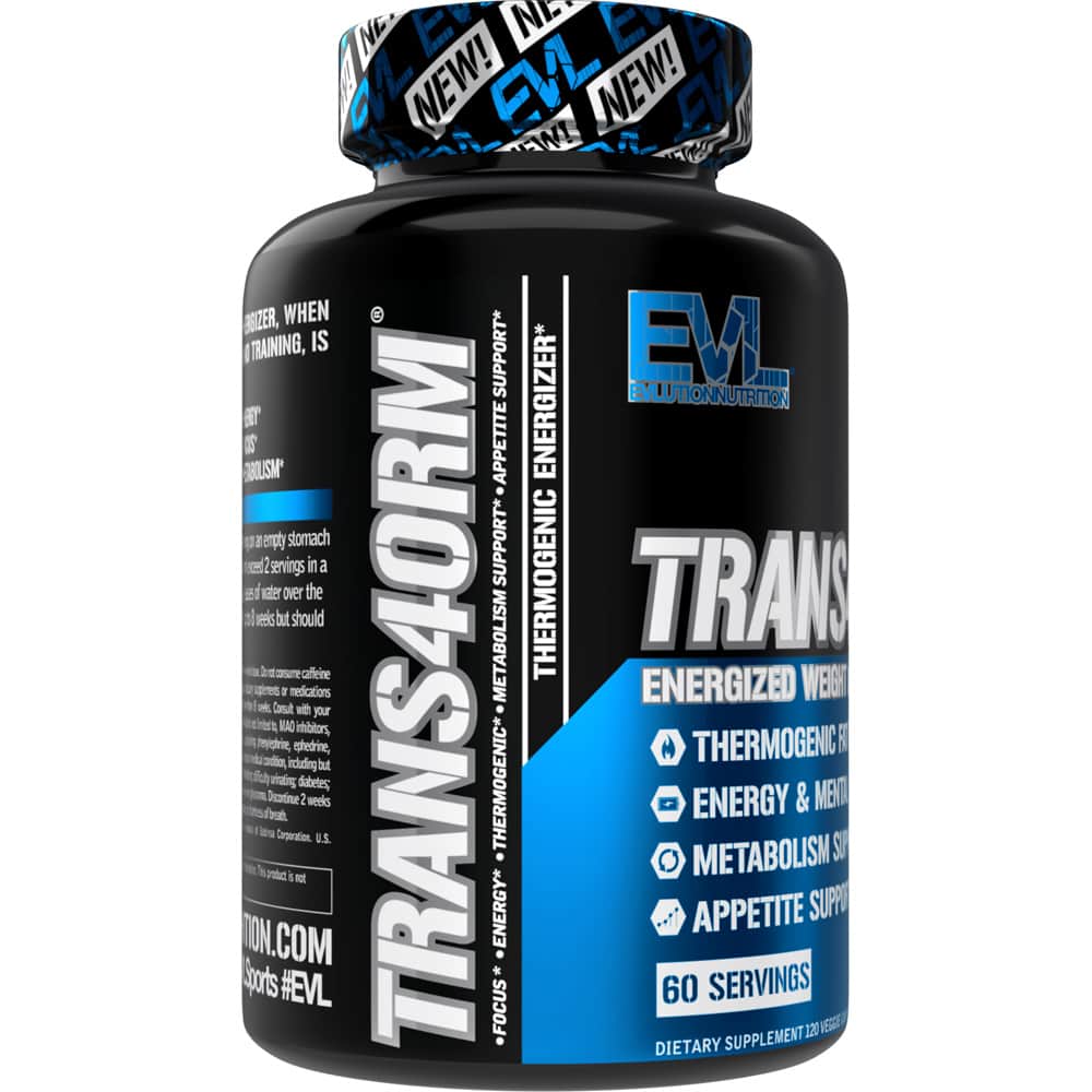 EVLUTION NUTRITION TRANS4ORM Fat Burner Capsules - Bodybuilding.com