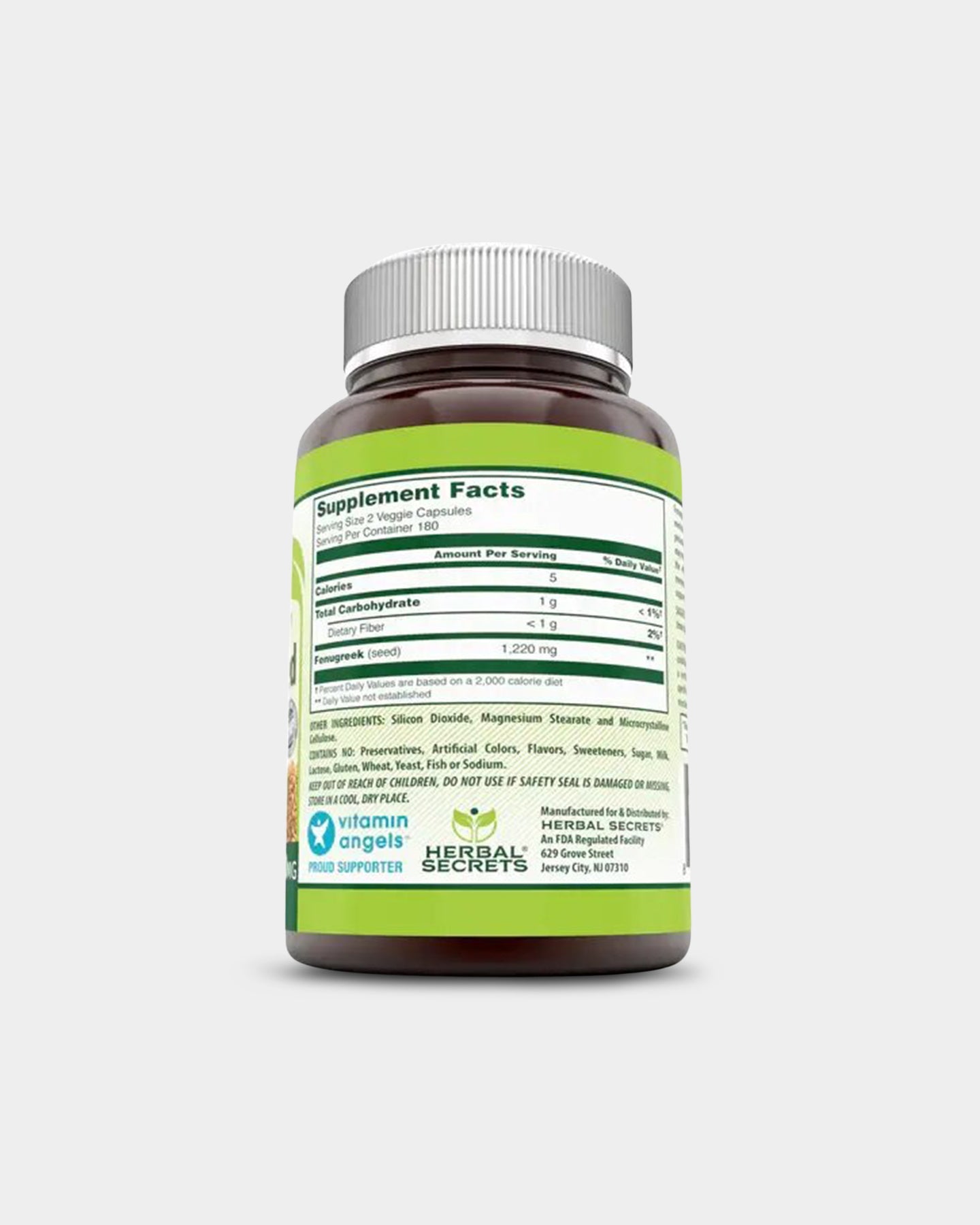 Herbal Secrets Fenugreek Seed 610mg - Bodybuilding.com