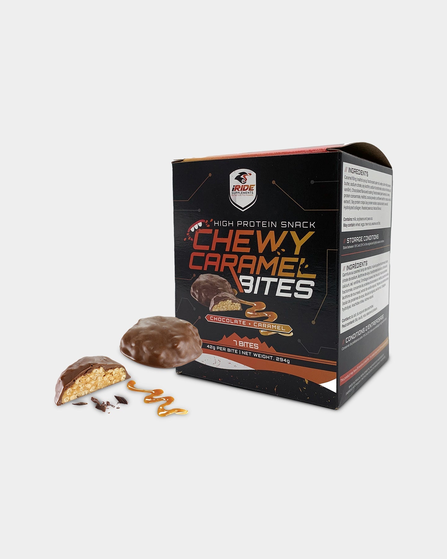 iRide Supplements Caramel Bites - Bodybuilding.com