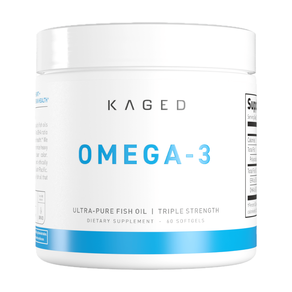 KAGED Omega - 3 Ultra Pure Fish Oil - Bodybuilding.com