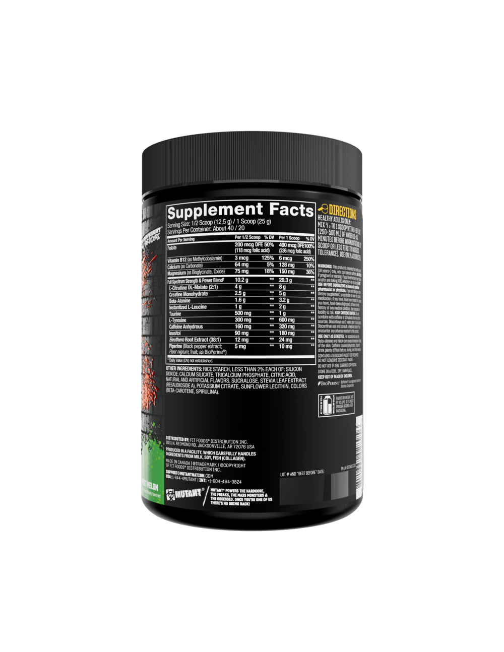Mutant All - In Pre - Workout - Bodybuilding.com