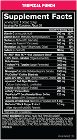 Mutant Mind F'k - Nootropic Pre - Workout - Bodybuilding.com