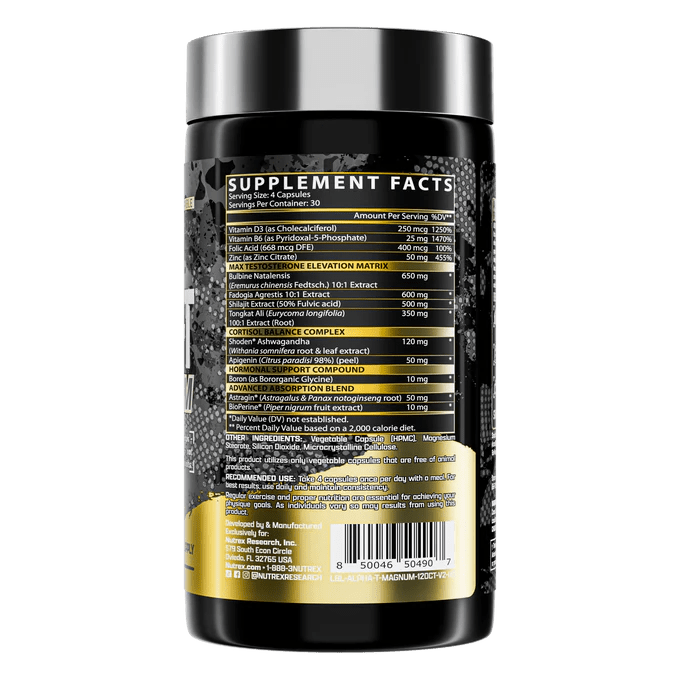 Nutrex Alpha - T Magnum Testosterone Booster - Bodybuilding.com