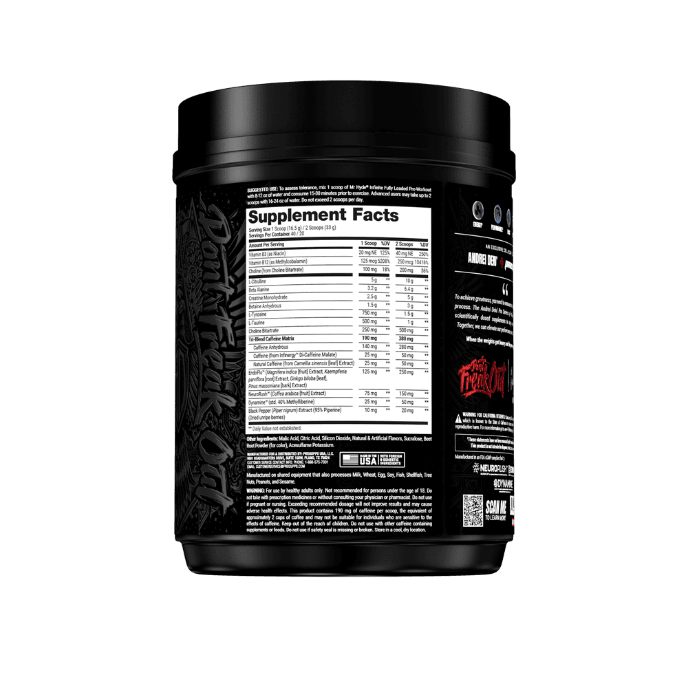 Pro Supps Mr. HYDE Infinite Fully Dosed Pre - Workout - Bodybuilding.com