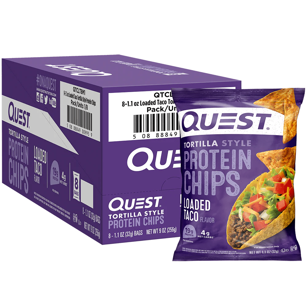 Quest Tortilla Style Protein Chips 8 Pack - Bodybuilding.com