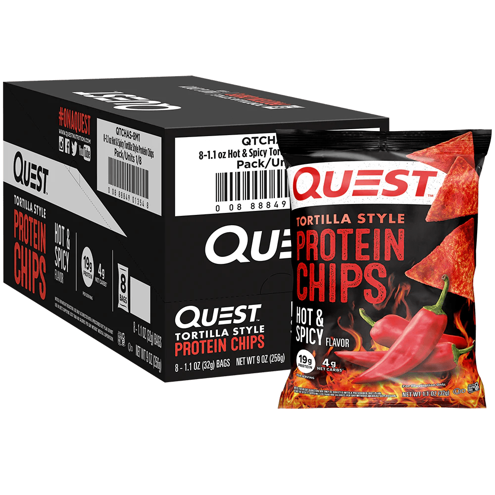 Quest Tortilla Style Protein Chips 8 Pack - Bodybuilding.com