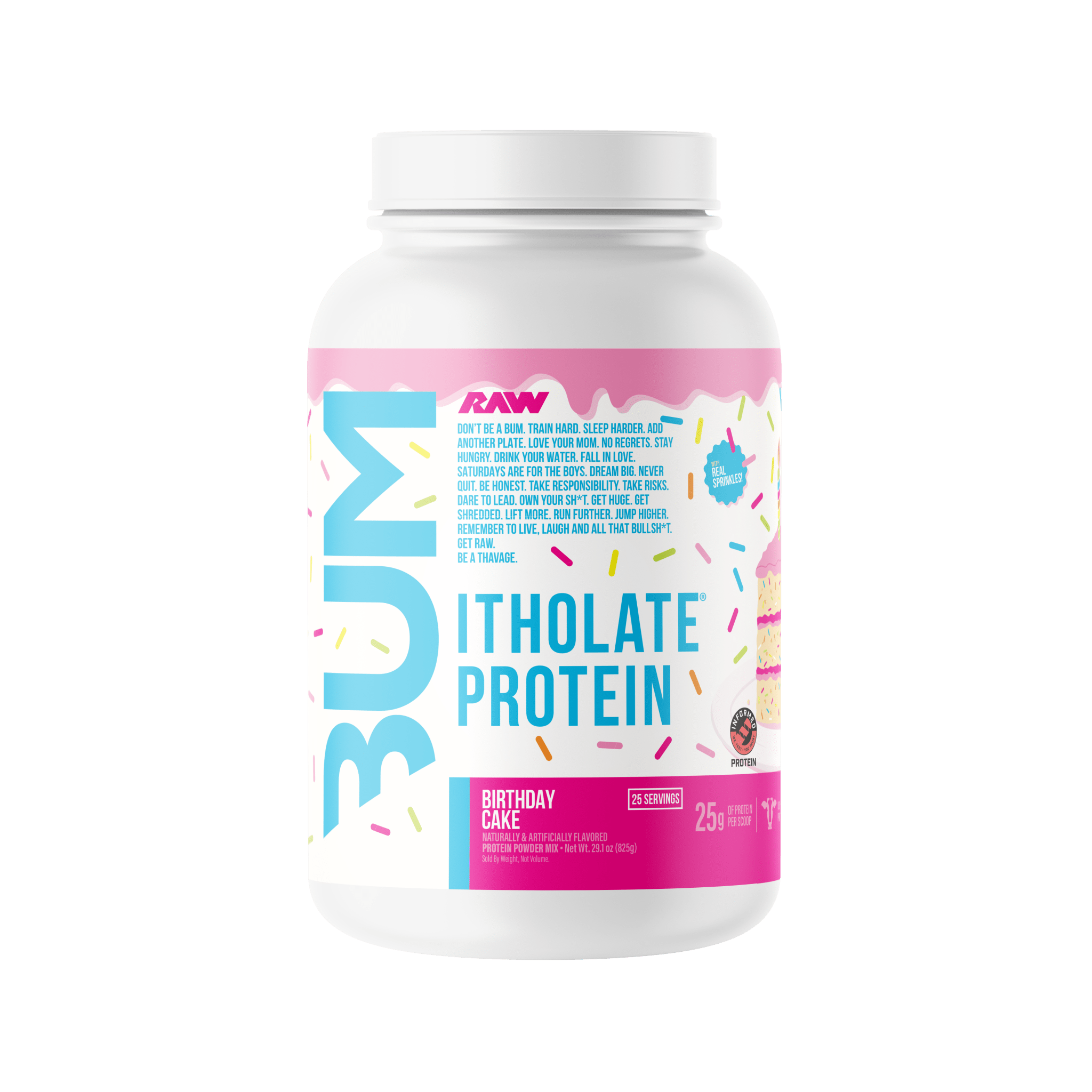 RAW Nutrition BUM Itholate Protein - Bodybuilding.com