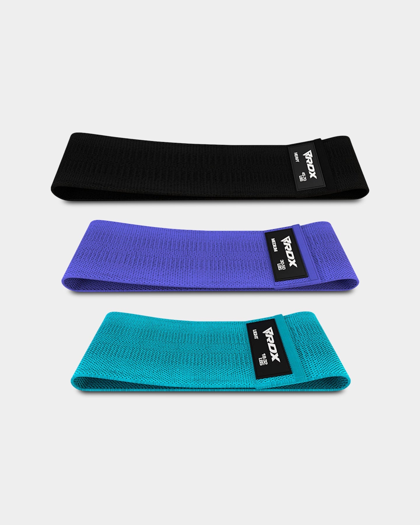 RDX Sports Heavy - Duty Fabric Resistance Training Bands for Fitness - Bodybuilding.com