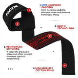 RDX Sports S4 Weightlifting Wrist Straps Weightlifting And Strength Training - Bodybuilding.com