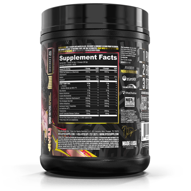 RYSE GODZILLAยฎ Pre - Workout - Bodybuilding.com